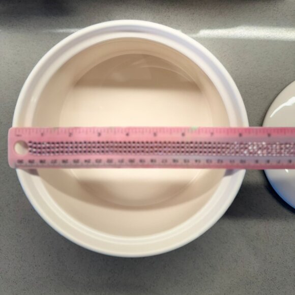 Rae Dunn PANCAKES Ceramic Warmer — Farmhouse Kitchen Decor - Picture 11 of 12